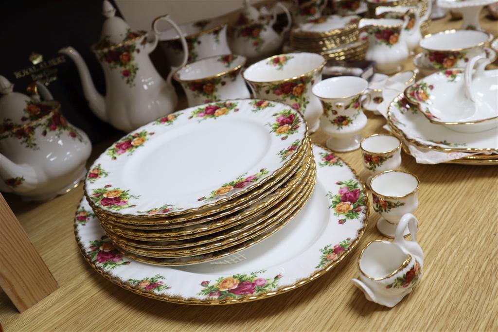 A Royal Albert Old Country Roses table ware